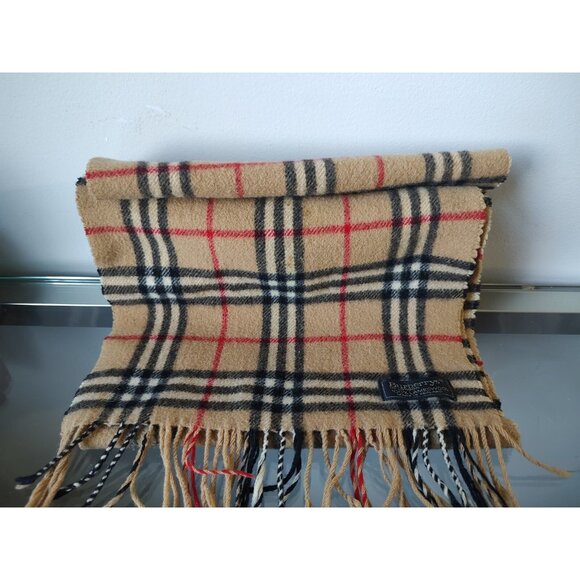 Vintage Burberry Scarf 100% wool England - Picture 1 of 3
